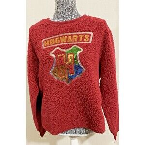 Harry Potter Hogwarts Womens XXL 19 Junior Sweatshirt Fleece Pullover Crew Neck